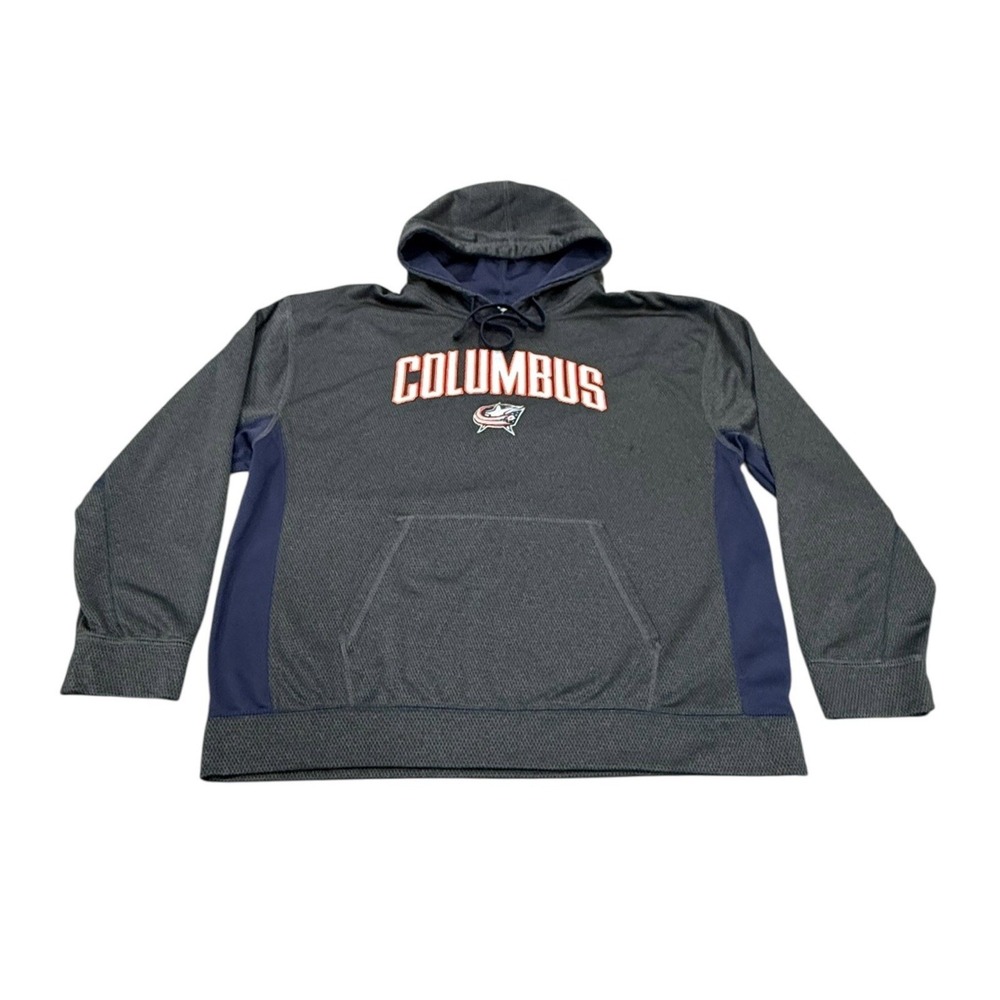 Columbus Blue Jackets‎ Hockey Mens Hoodie Sweatshirt Adult Size XL Gray NHL